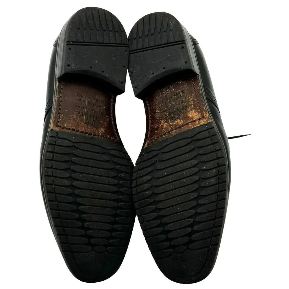 CABLE & CO | Men's size 10 Black Leather Oxfords Dress Shoes‎ Made in Italy